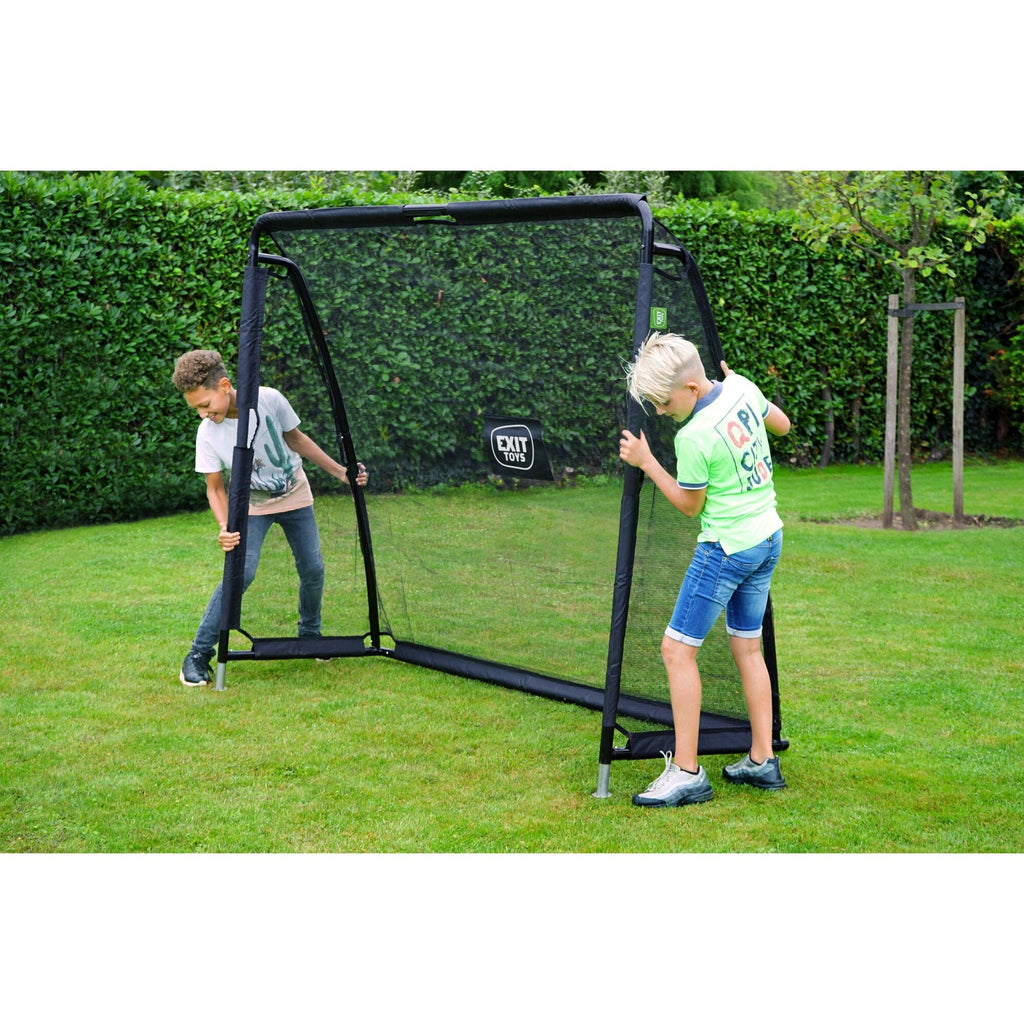 EXIT Coppa Steel Football Goal, 220x170cm (Black) - Rathwood Store