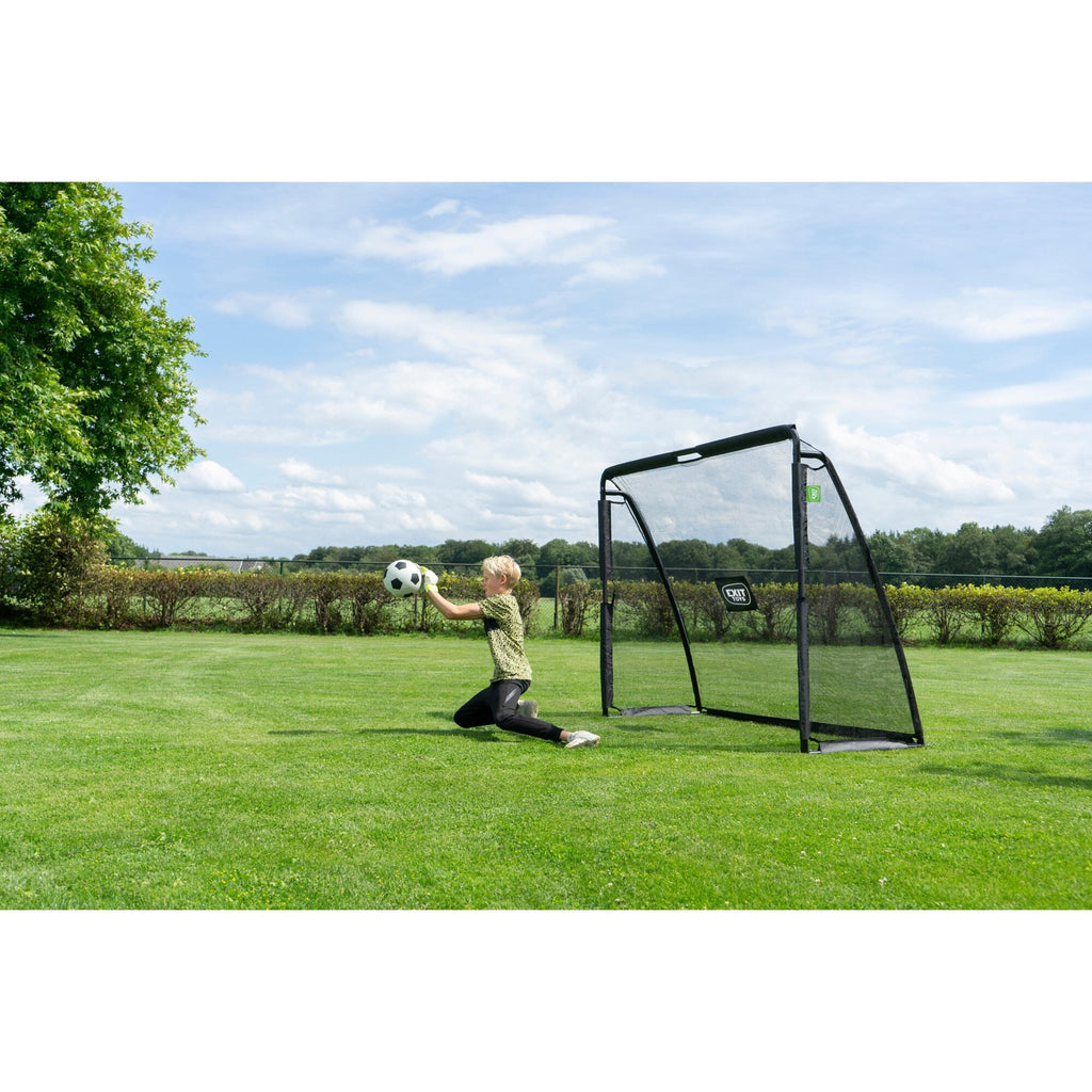 EXIT Coppa Steel Football Goal, 220x170cm (Black) - Rathwood Store