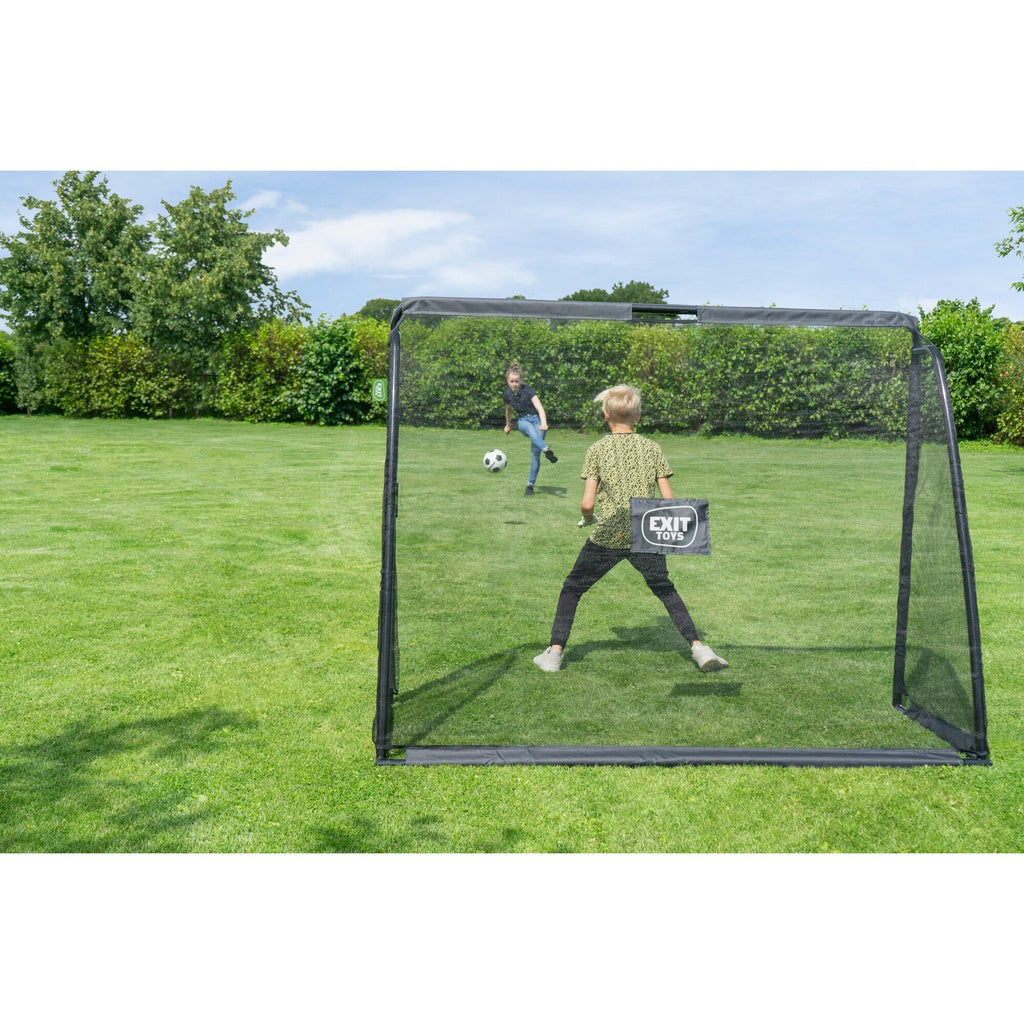 EXIT Coppa Steel Football Goal, 220x170cm (Black) - Rathwood Store