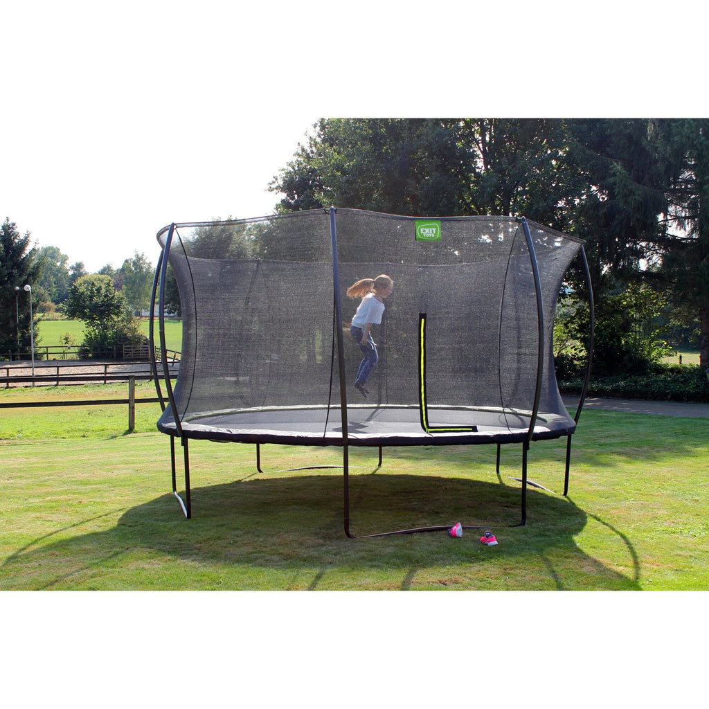 EXIT Silhouette Trampoline, 427cm (Black) - Rathwood Store