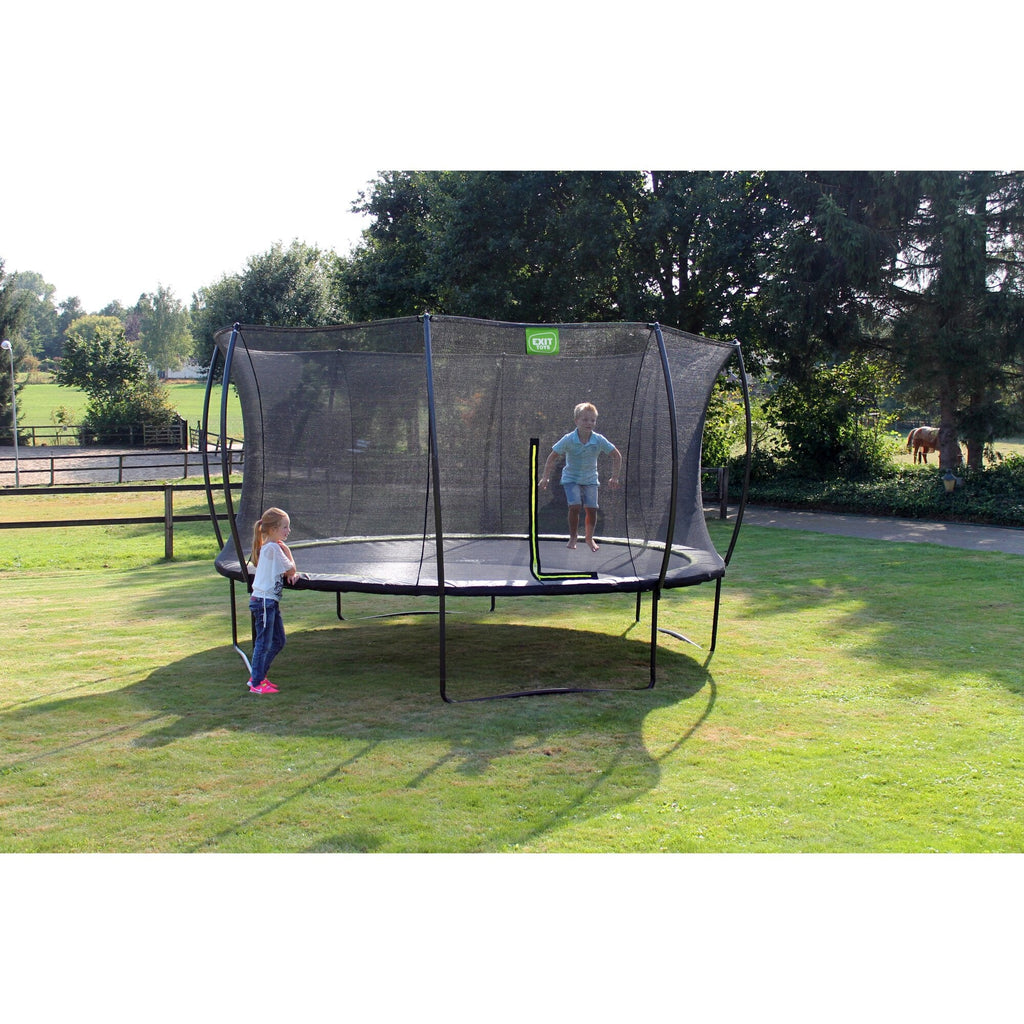 EXIT Silhouette Trampoline, 427cm (Black) - Rathwood Store