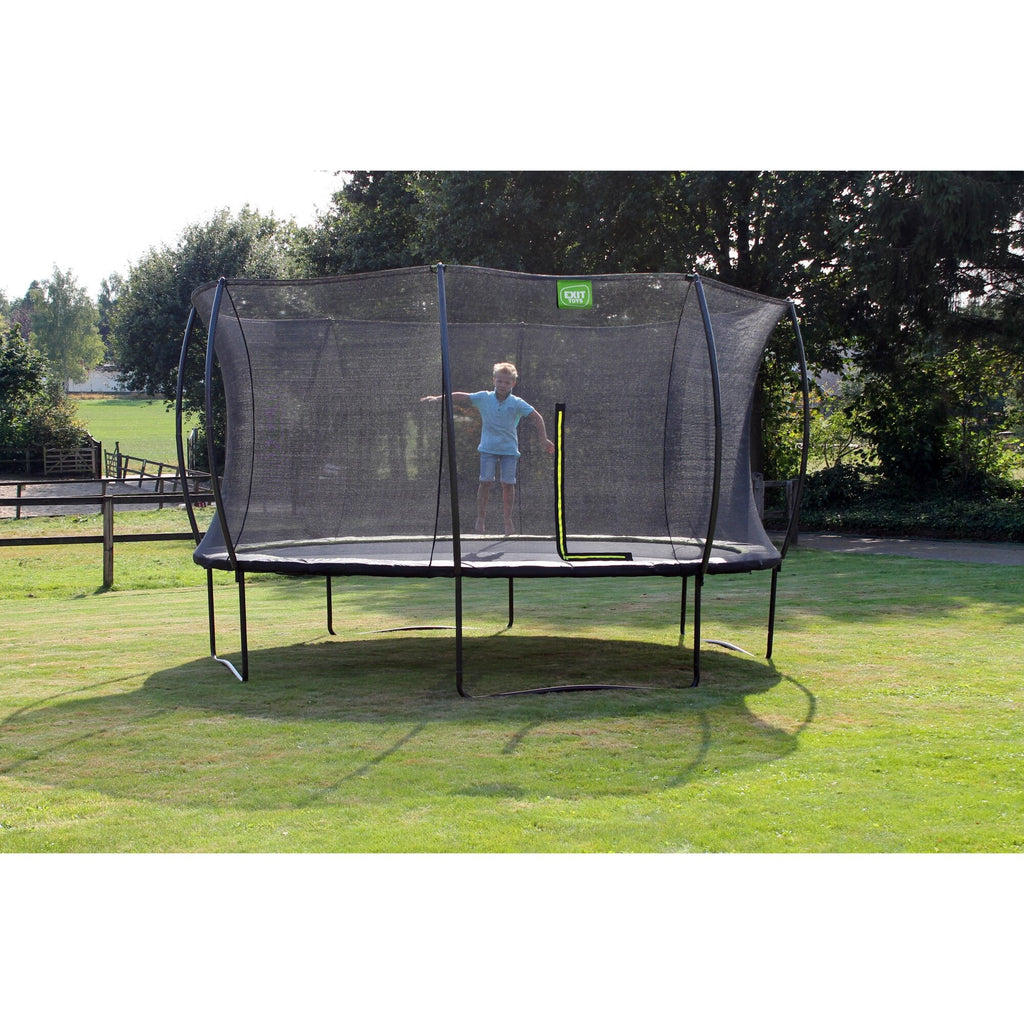 EXIT Silhouette Trampoline, 427cm (Black) - Rathwood Store