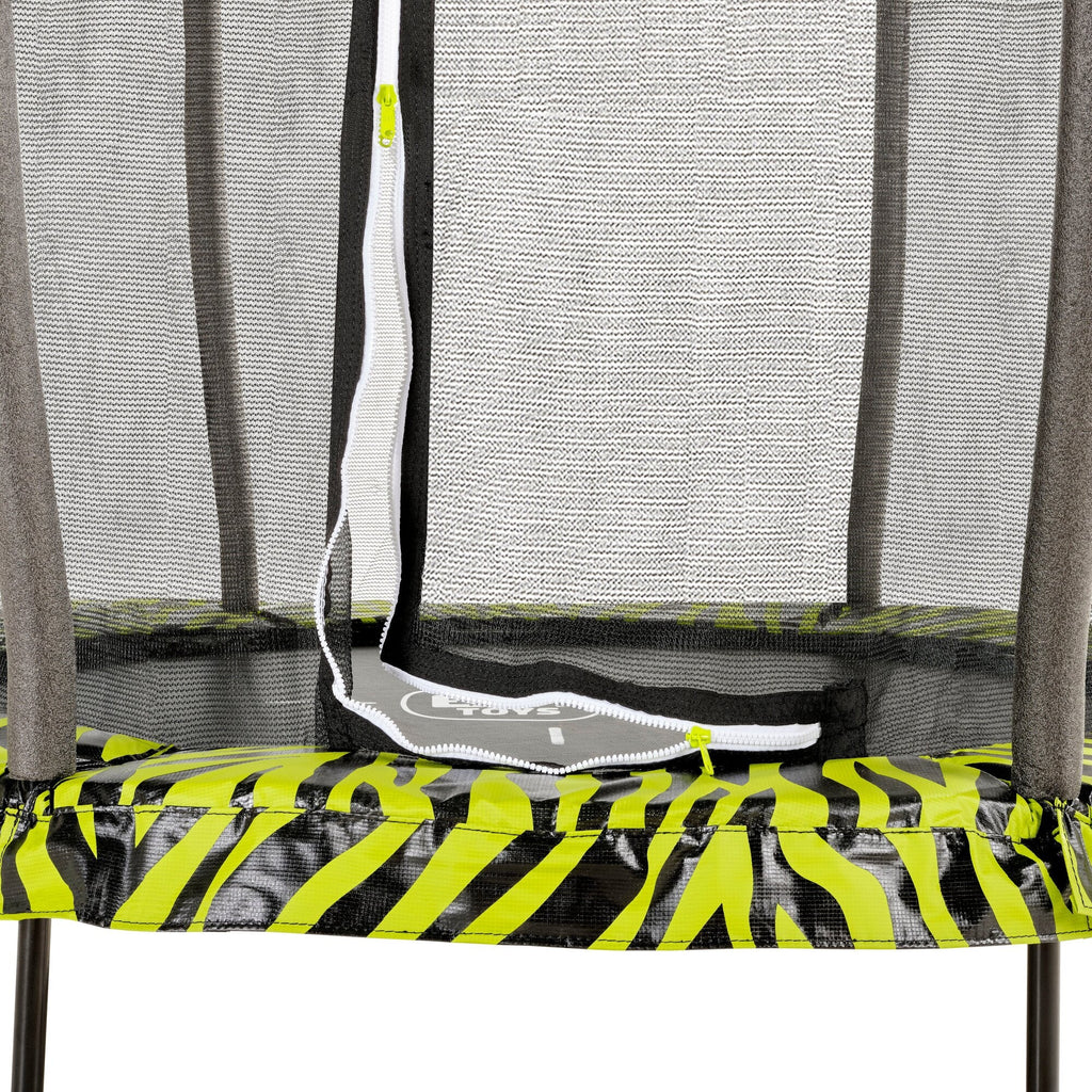 EXIT Tiggy Junior Trampoline with Safety, 140cm (Black/Green) - Rathwood Store