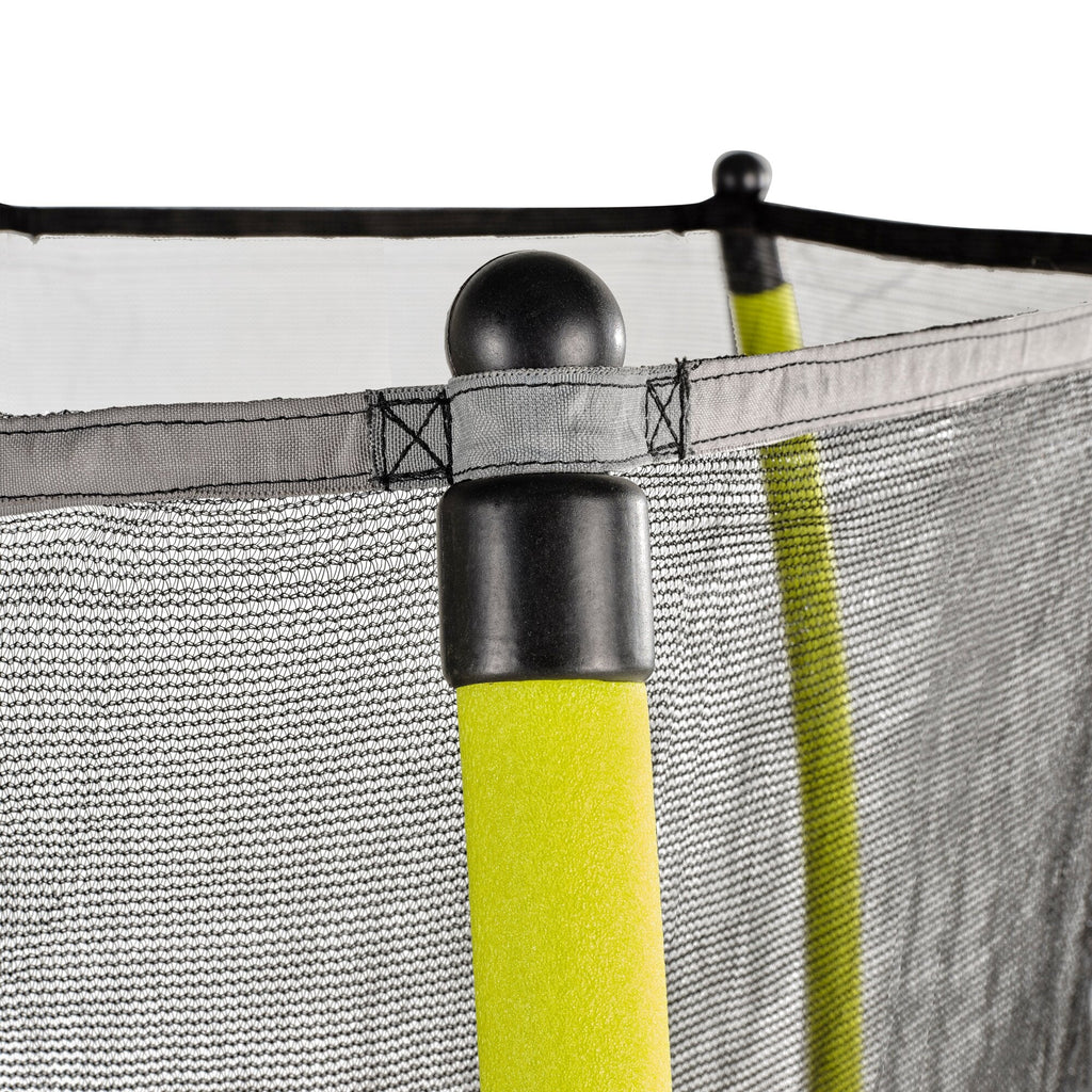 EXIT Tiggy Junior Trampoline with Safety, 140cm (Black/Green) - Rathwood Store