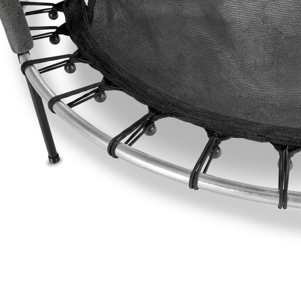 EXIT Tiggy Junior Trampoline with Safety, 140cm (Black/Grey) - Rathwood Store