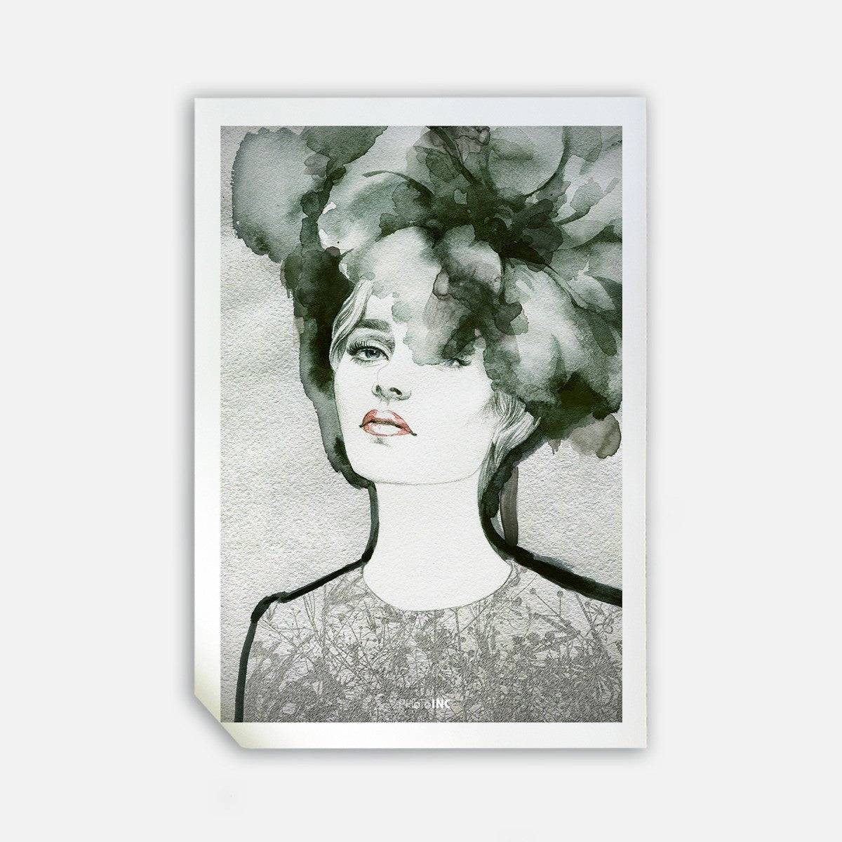 Flower Girl, 50cmx70cm wall art - Rathwood Store