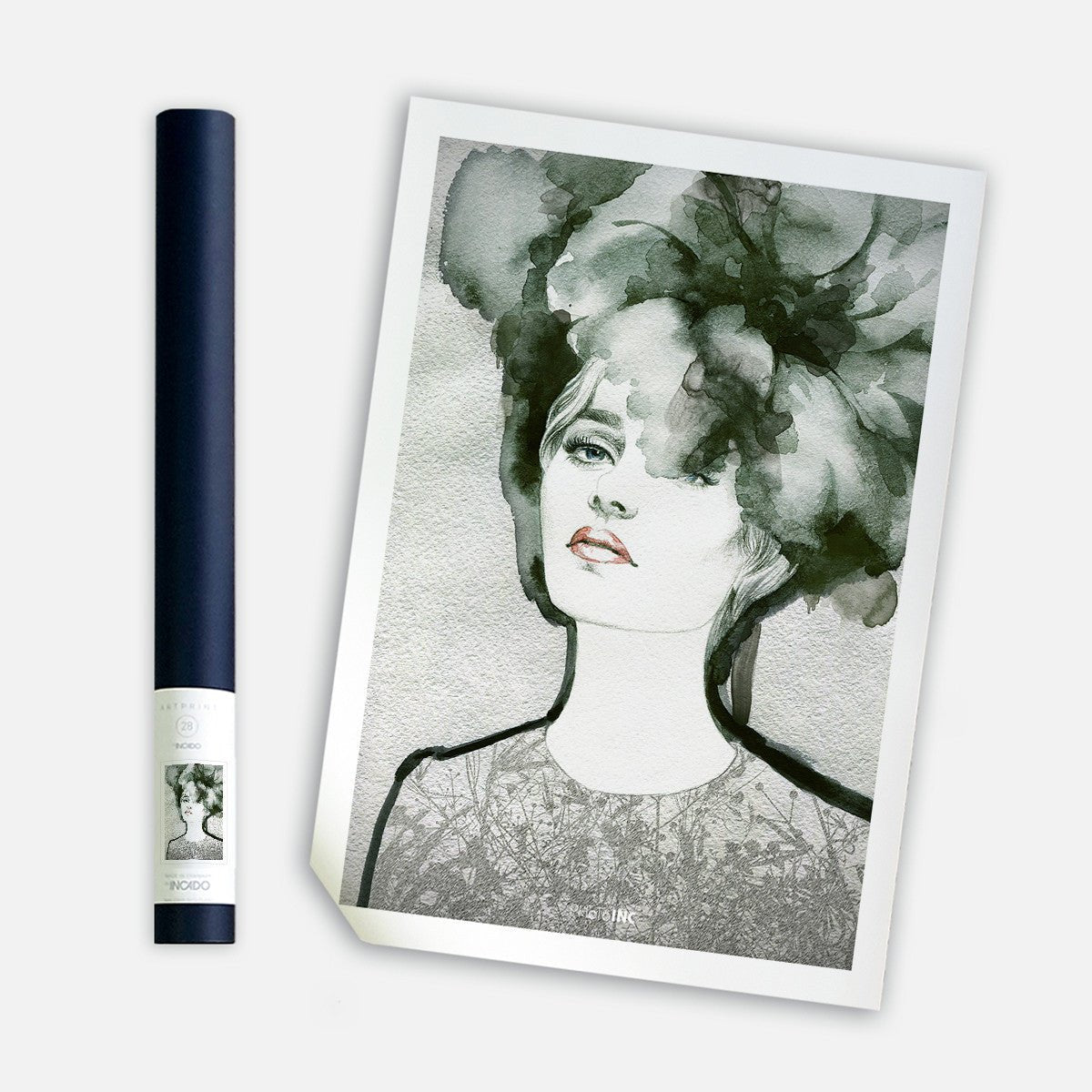 Flower Girl, 50cmx70cm wall art - Rathwood Store