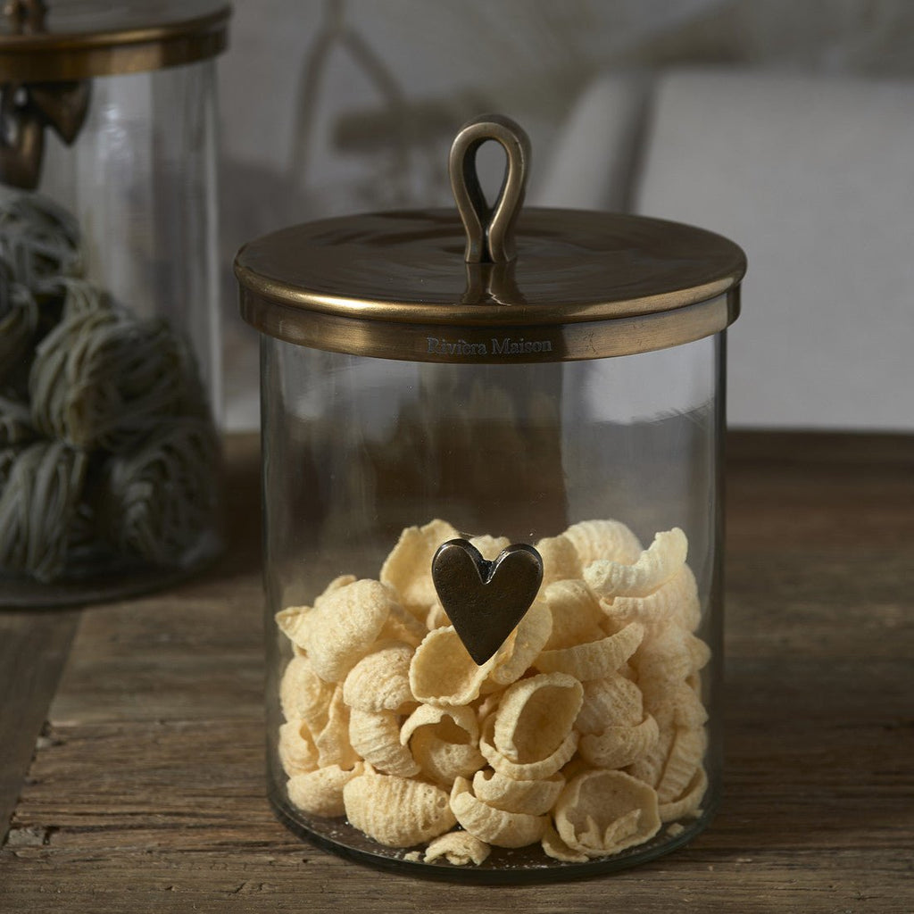 Food Lovers Metal Storage Jar (Medium) - Rathwood Store