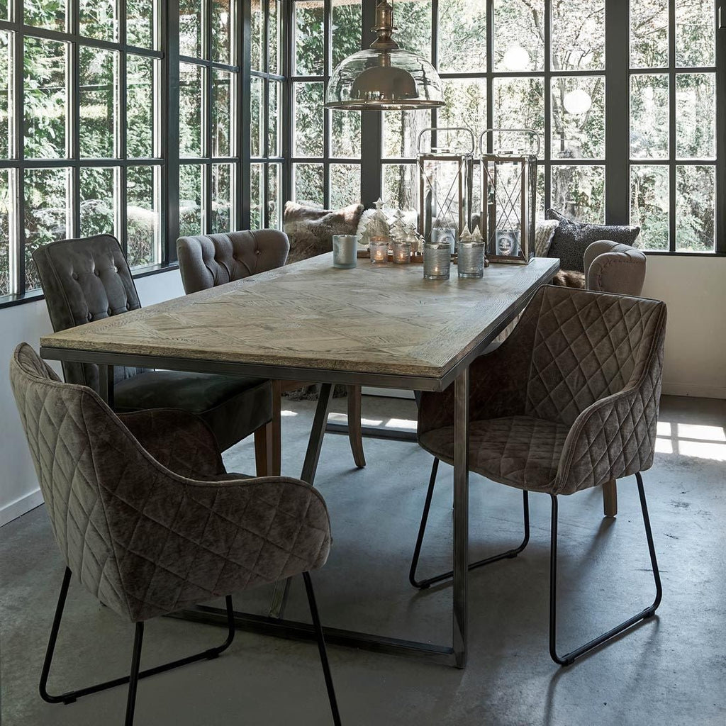 Frisco Drive Dining ArmC Vel Olive - Rathwood Store