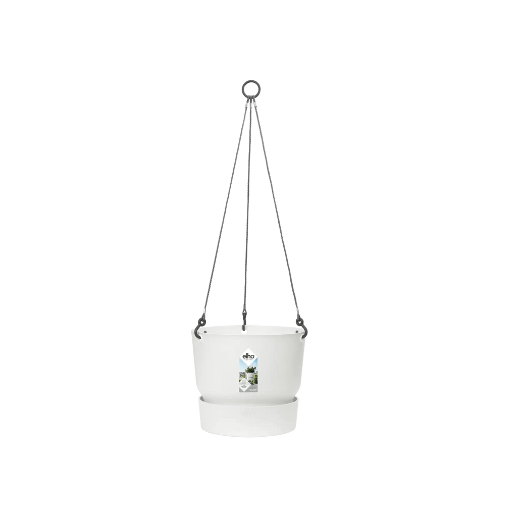 Greenville Hanging Basket 24Cm (White) - Rathwood Store