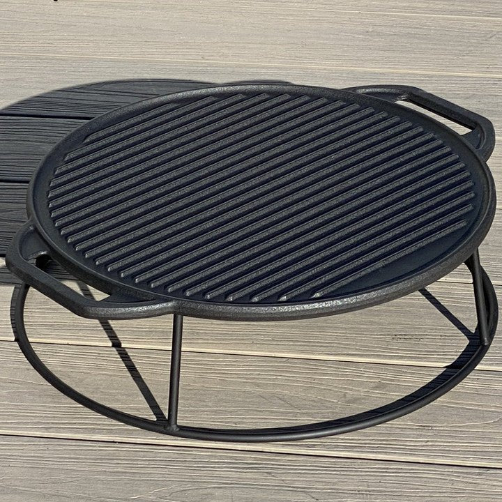 Griddle/BBQ to Suit MJT - 860 4 Seat Firepit Set (Black) - Rathwood Store