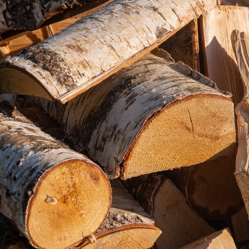 Hardwood firewood Bags 1.65m³/504kg (52x30L/9kg Bags) Pallet Delivery - Rathwood Store