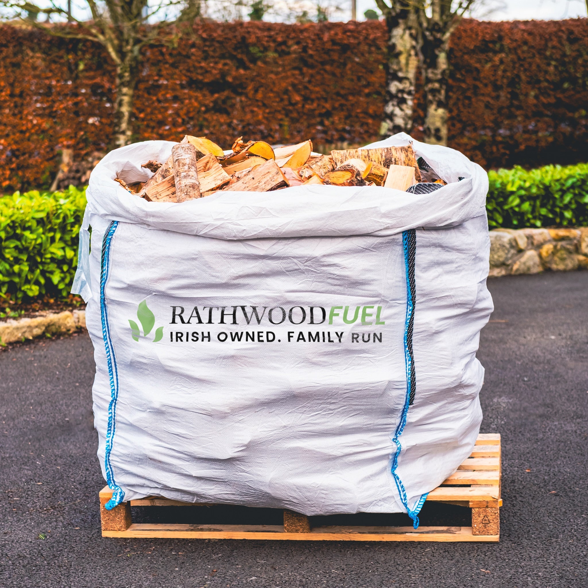 Hardwood Kiln - Dried Firewood Jumbo Bulk Bag 1.33m³ - Rathwood Store