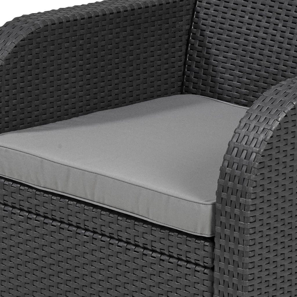 Keter - Oklahoma Lounge Set (Dark Grey) - Rathwood Store