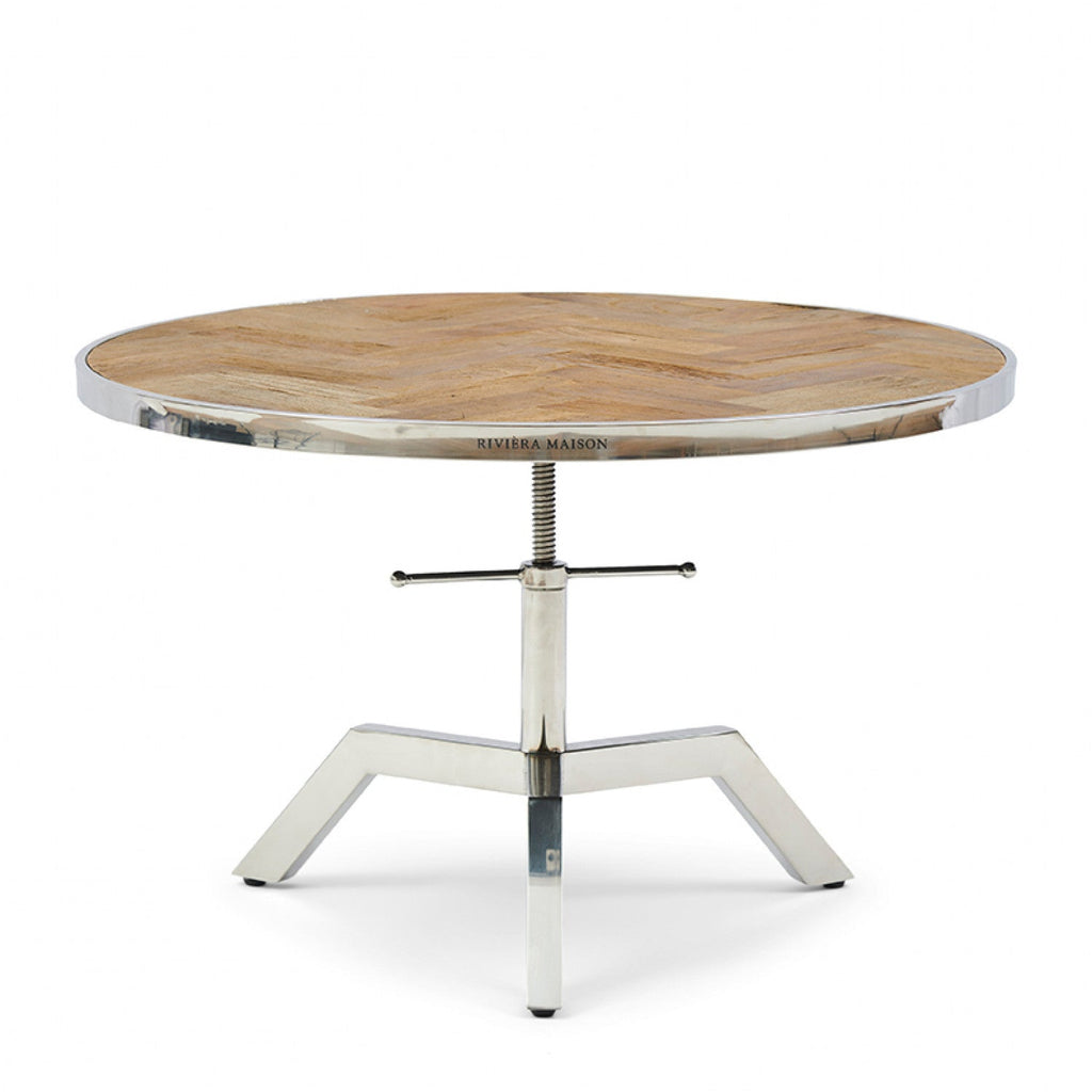 Kirkwood Adjustable Coffee Table Dia 80cm - Rathwood Store