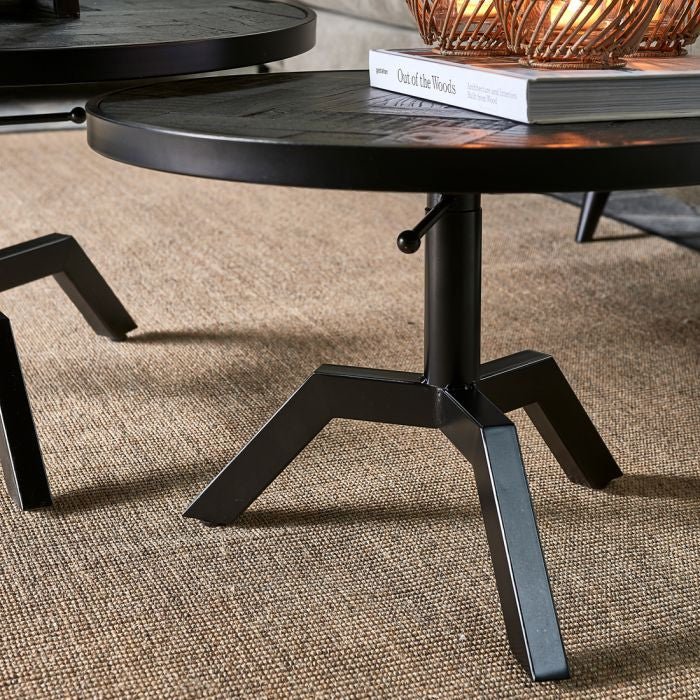 Kirkwood Coffee Table Dia 60, black - Rathwood Store