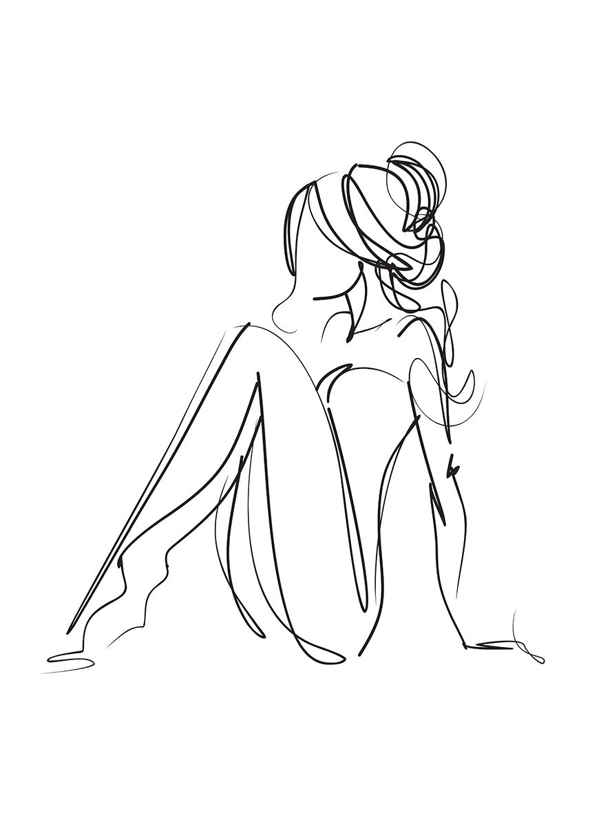 Lady II, 50cmx70cm wall art - Rathwood Store