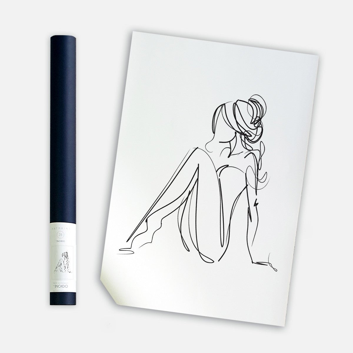 Lady II, 50cmx70cm wall art - Rathwood Store