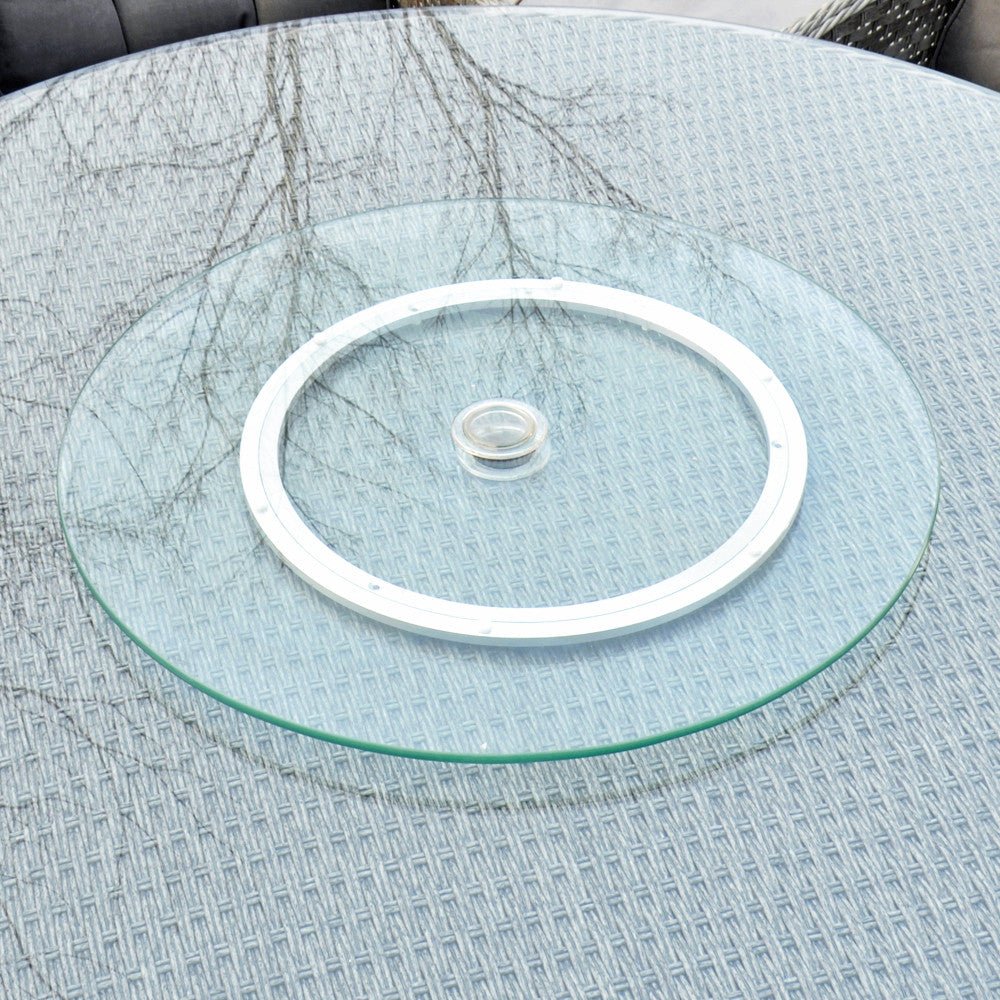 Lazy Susan - Glass - 60cm Dia - Rathwood Store