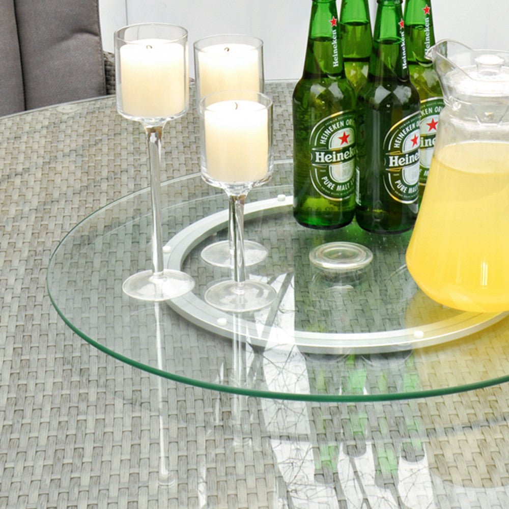 Lazy Susan - Glass - 60cm Dia - Rathwood Store