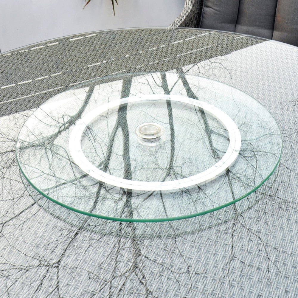 Lazy Susan - Glass - 60cm Dia - Rathwood Store