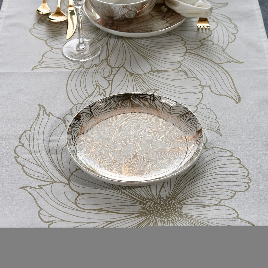 Les Fleurs Porcelain Plate - Rathwood Store