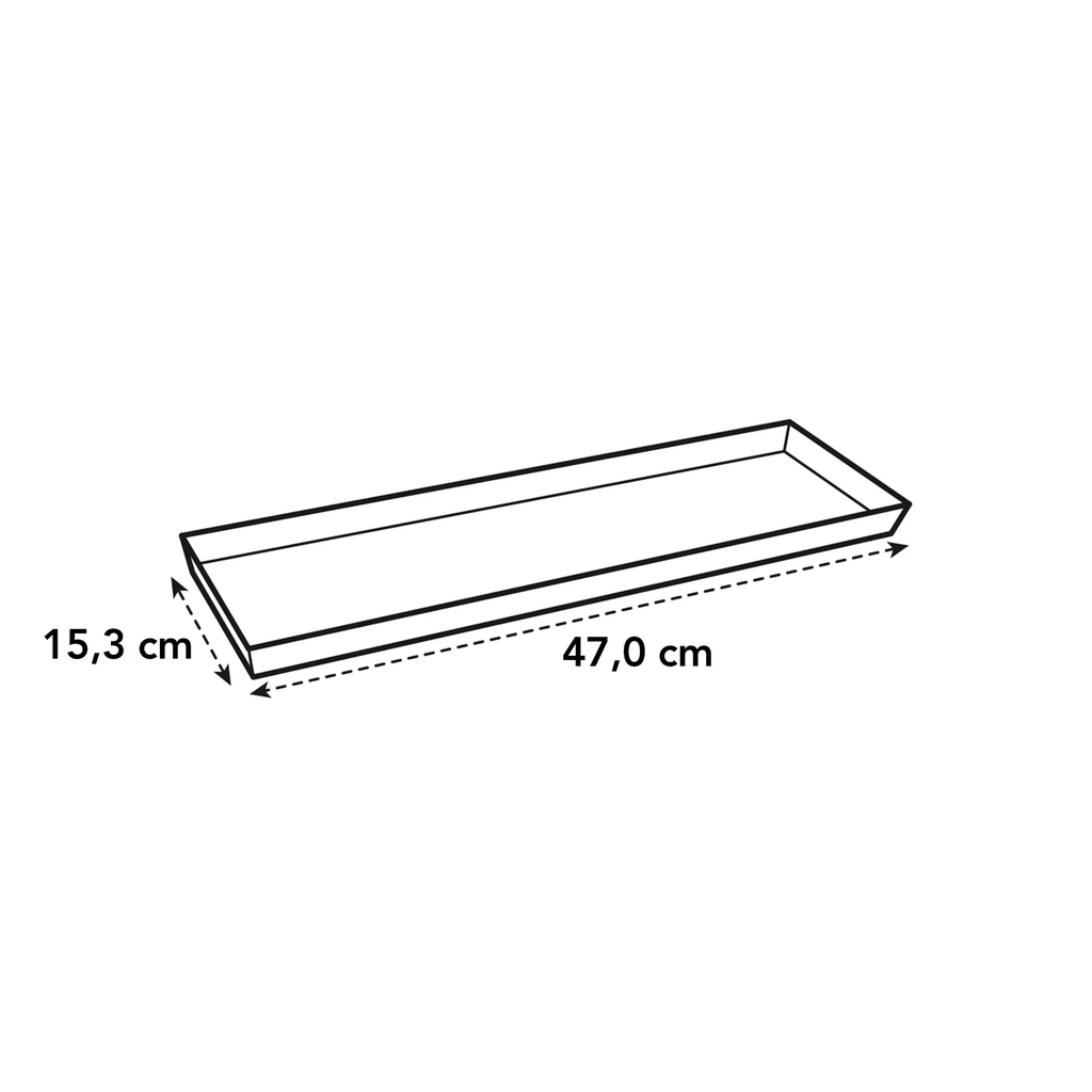 Loft Urban Trough Saucer 50 (Anthracite) - Rathwood Store