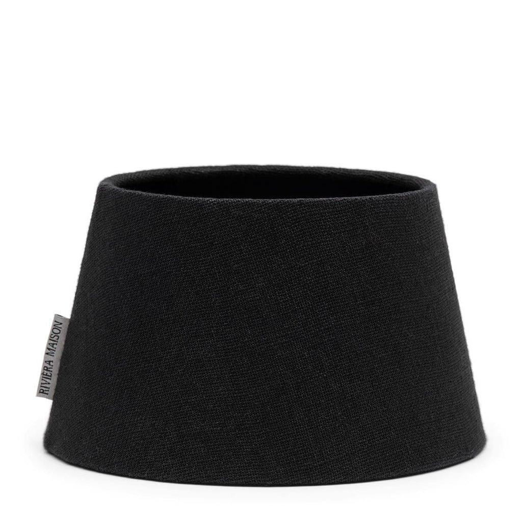 Loveable Linen Lampshade all black 15x20 - Rathwood Store