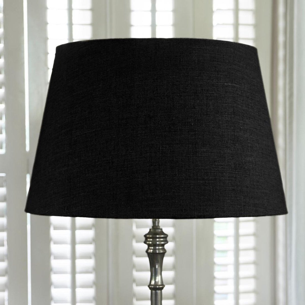 Loveable Linen Lampshade all black 35x45 - Rathwood Store