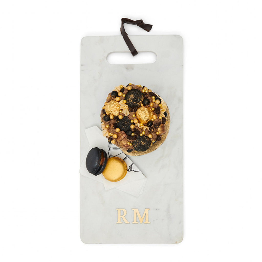 Magic Marble Serving Plate white - Rathwood Store