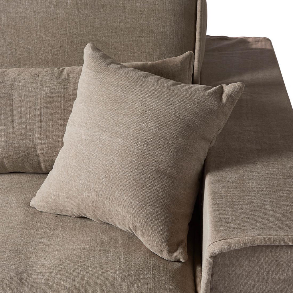 Metropolis Sofa 2,5 Seater, washed cotton, natural - Rathwood Store