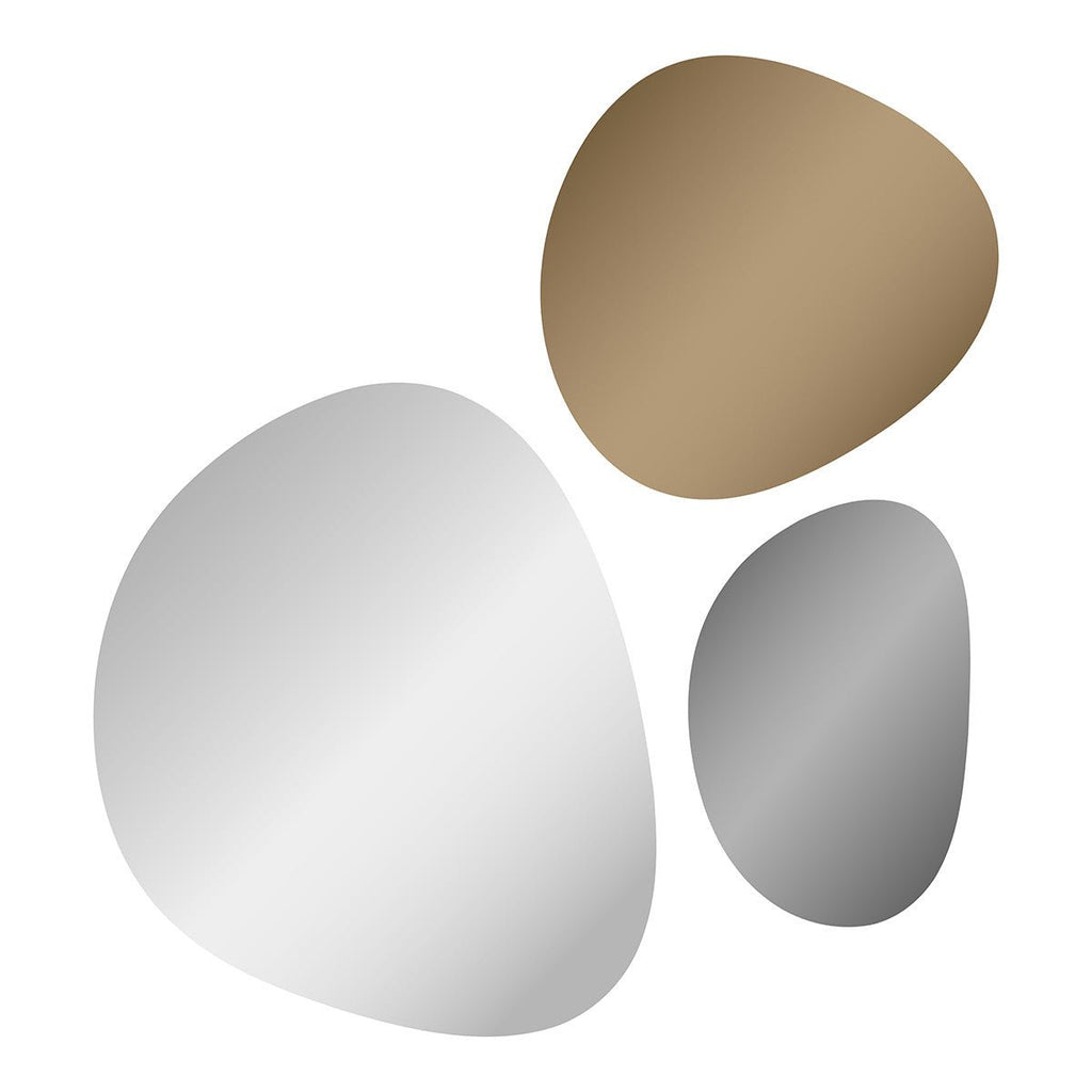 Modern Mirror 3 - Piece Set - Clear, Dark Bronze, Warm Grey - Rathwood Store