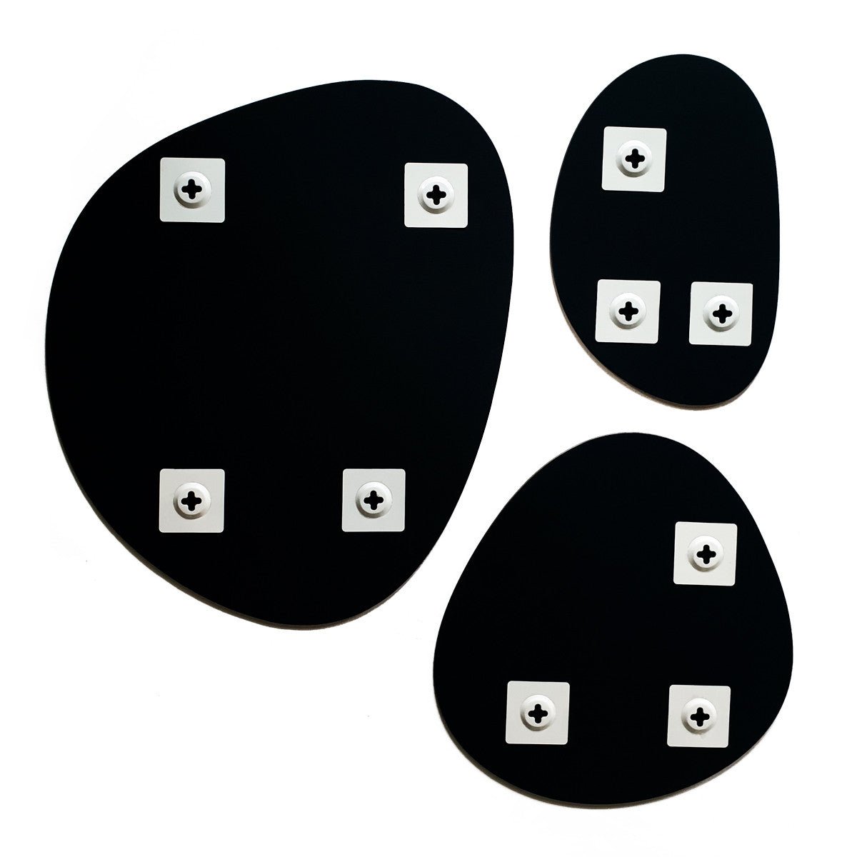 Modern Mirror 3 - Piece Set - Clear, Orange, Rose Gold - Rathwood Store