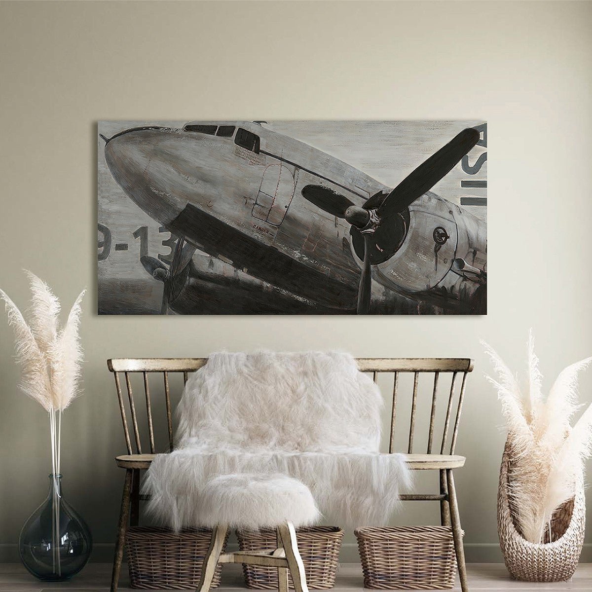 Off You Go, 70cmx140cm mixed media - Rathwood Store