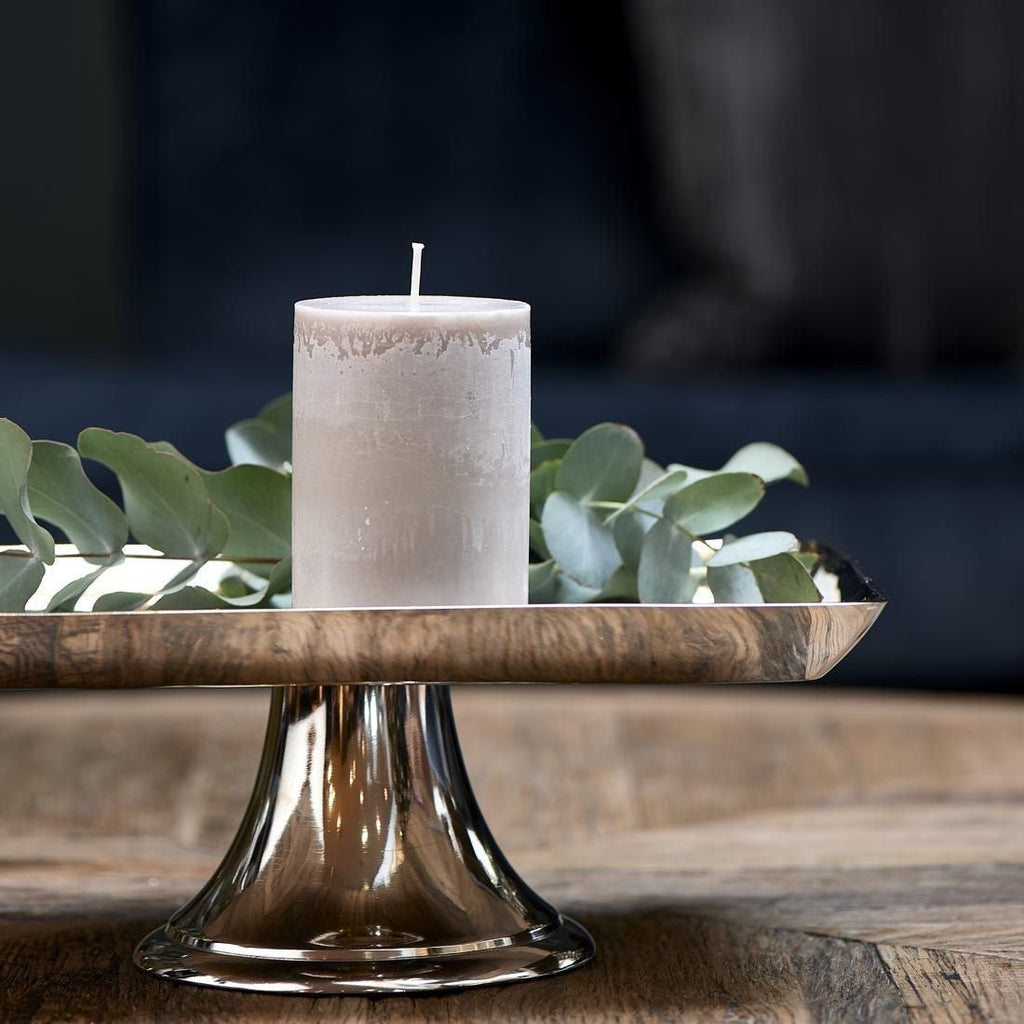 Pillar Candle ECO flax 7x10 - Rathwood Store