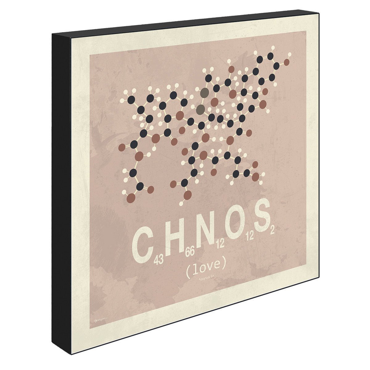 Pink Love, 21cmx21cm art block - Rathwood Store