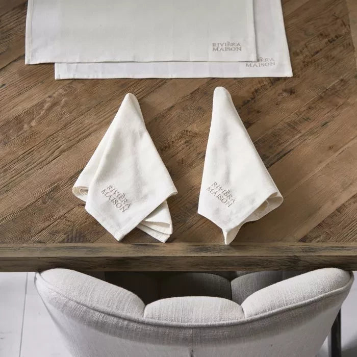 RM Classic Napkin White Set of 2 - Rathwood Store