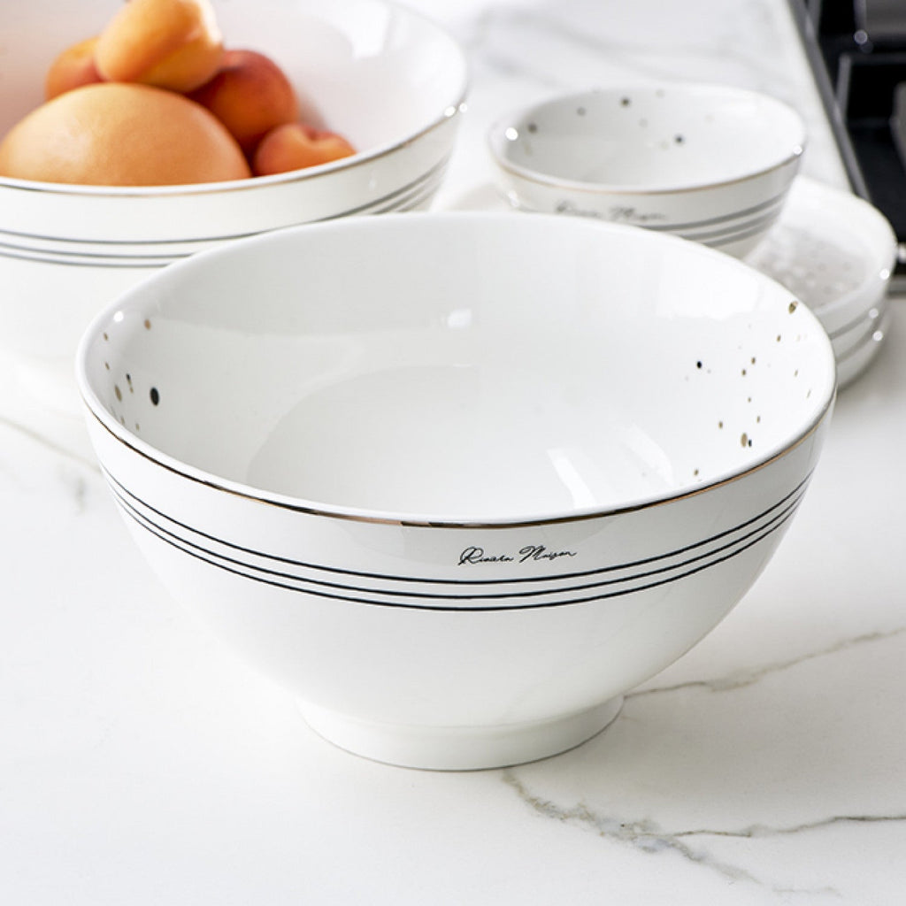 RM Dots & Stripes Bowl L - Rathwood Store