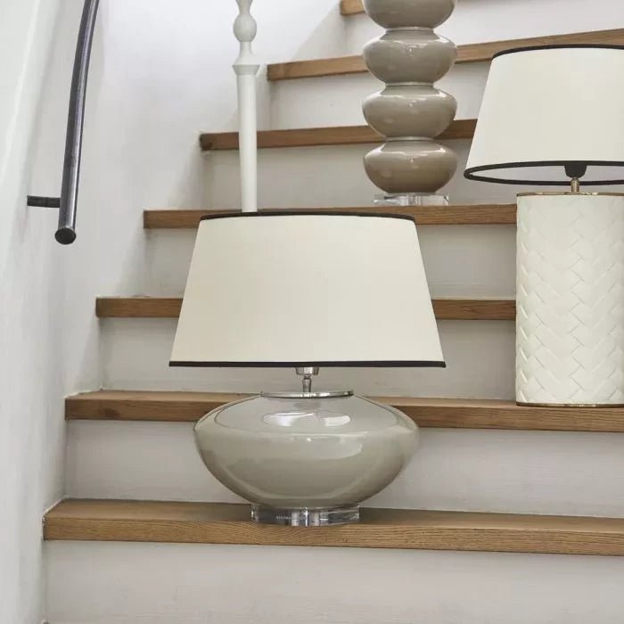RM Glass Bauble Table Lamp Flax - Rathwood Store