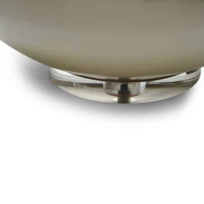 RM Glass Bauble Table Lamp Flax - Rathwood Store