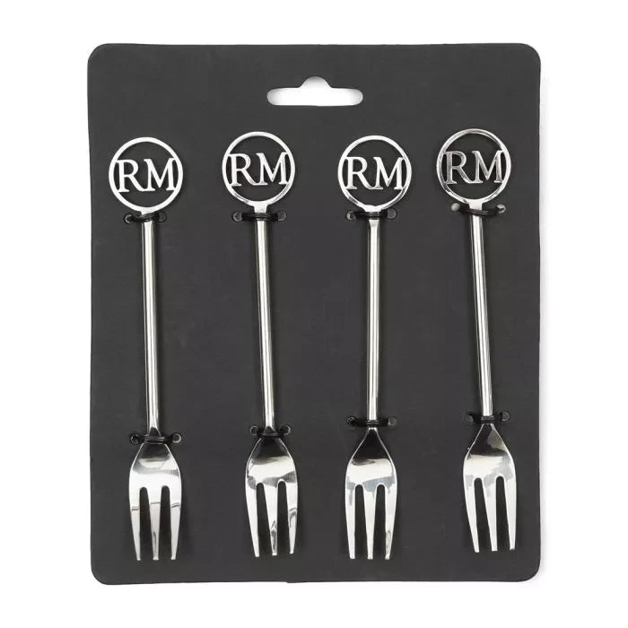 RM Monogram Forks Set of 4 - Rathwood Store