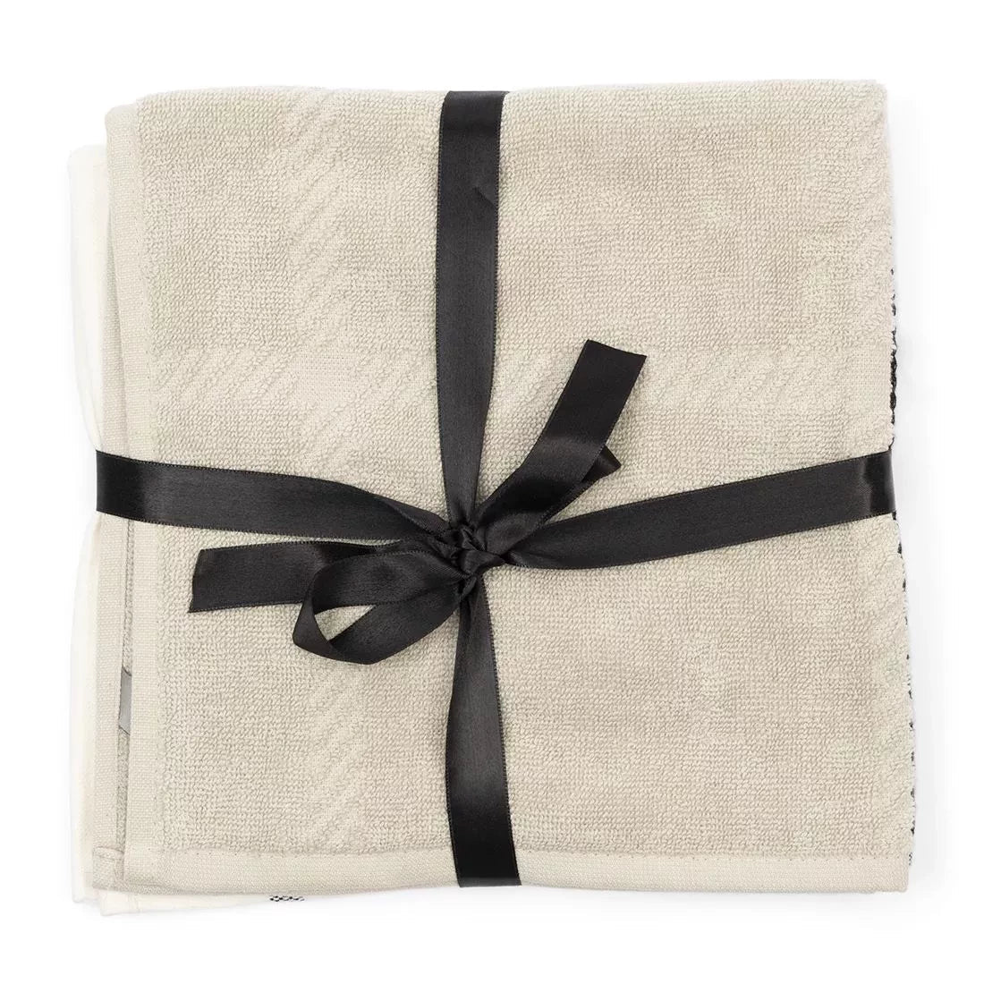 RM Stripes & Check Kitchen Towel Set of 2 - Rathwood Store