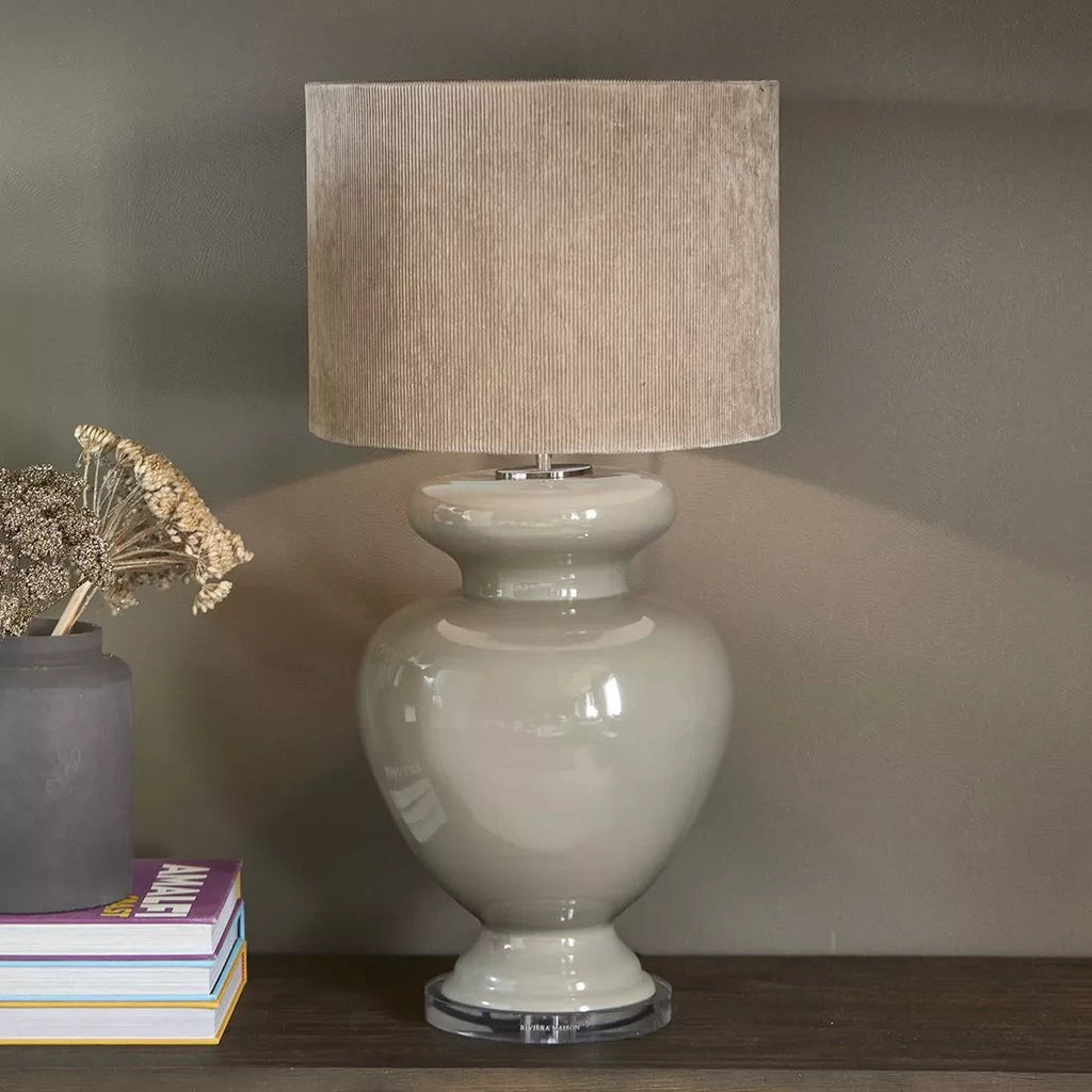 RM Vase Table Lamp Flax - Rathwood Store