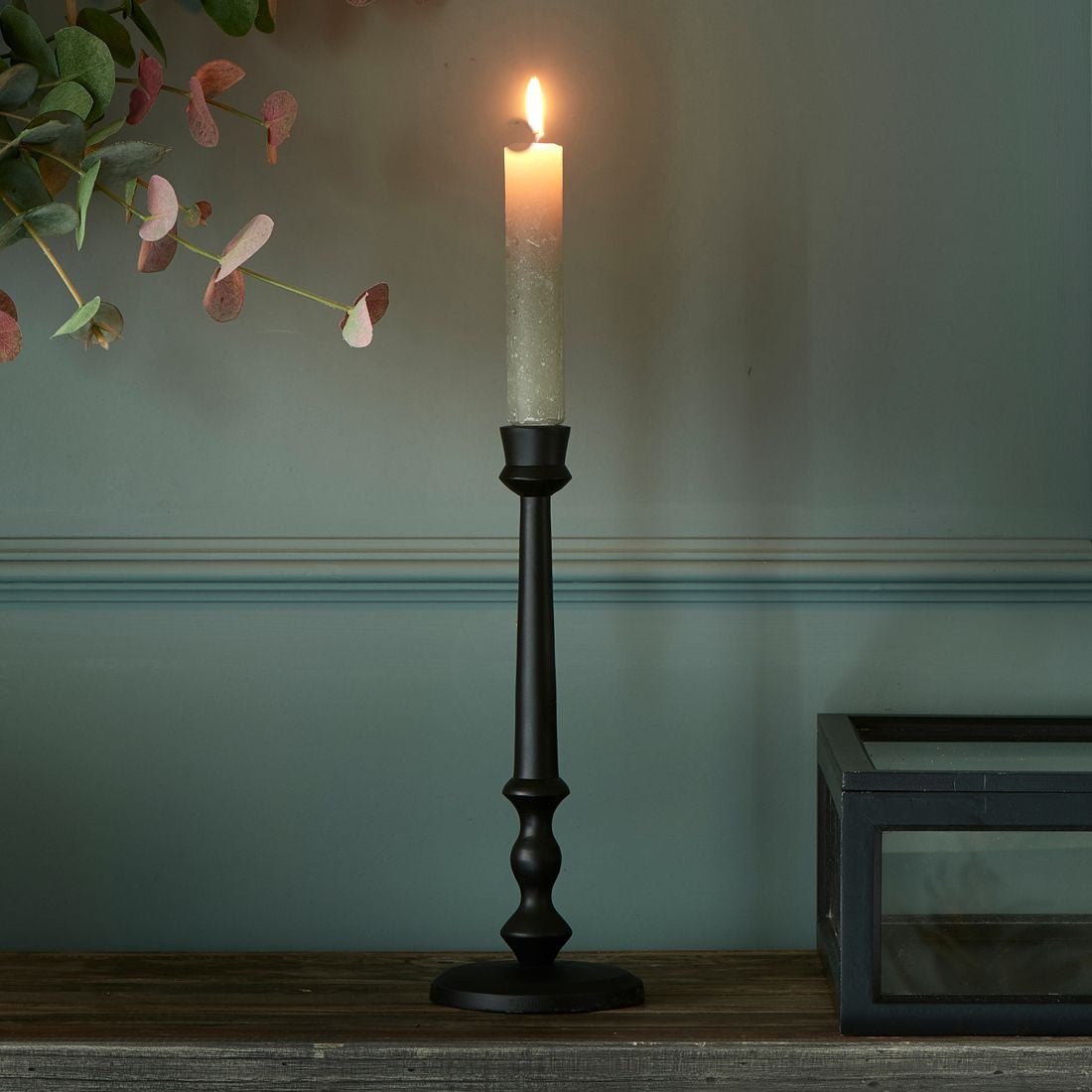 RM Warrington Tower Candle Holder black - Rathwood Store