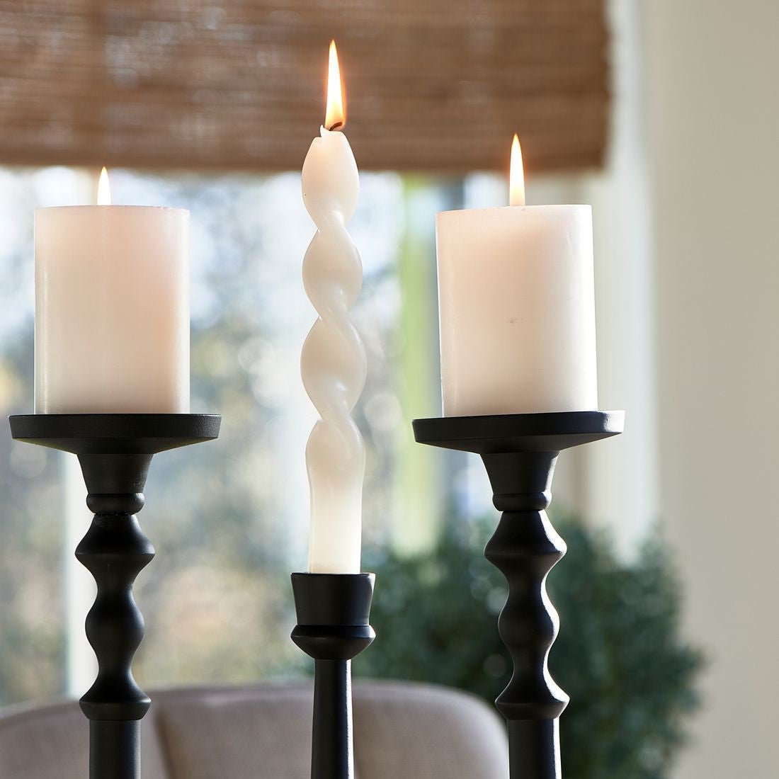 RM Warrington Tower Candle Holder black - Rathwood Store
