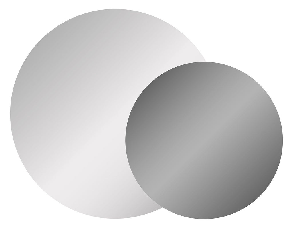 Round Mirror Silver - Warm Grey 60cm - Rathwood Store