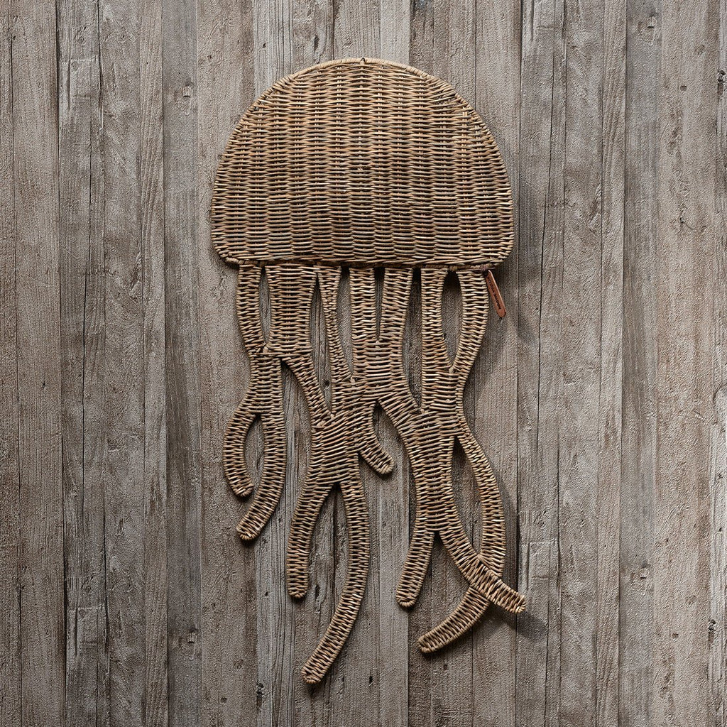 RR Rattan Jellyfish Wall Decoration - Rathwood Store