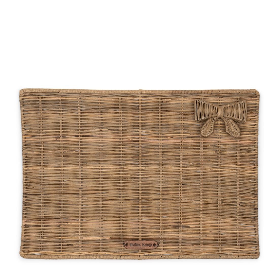 Rustic Rattan Pretty Bow Placemat - Rathwood Store