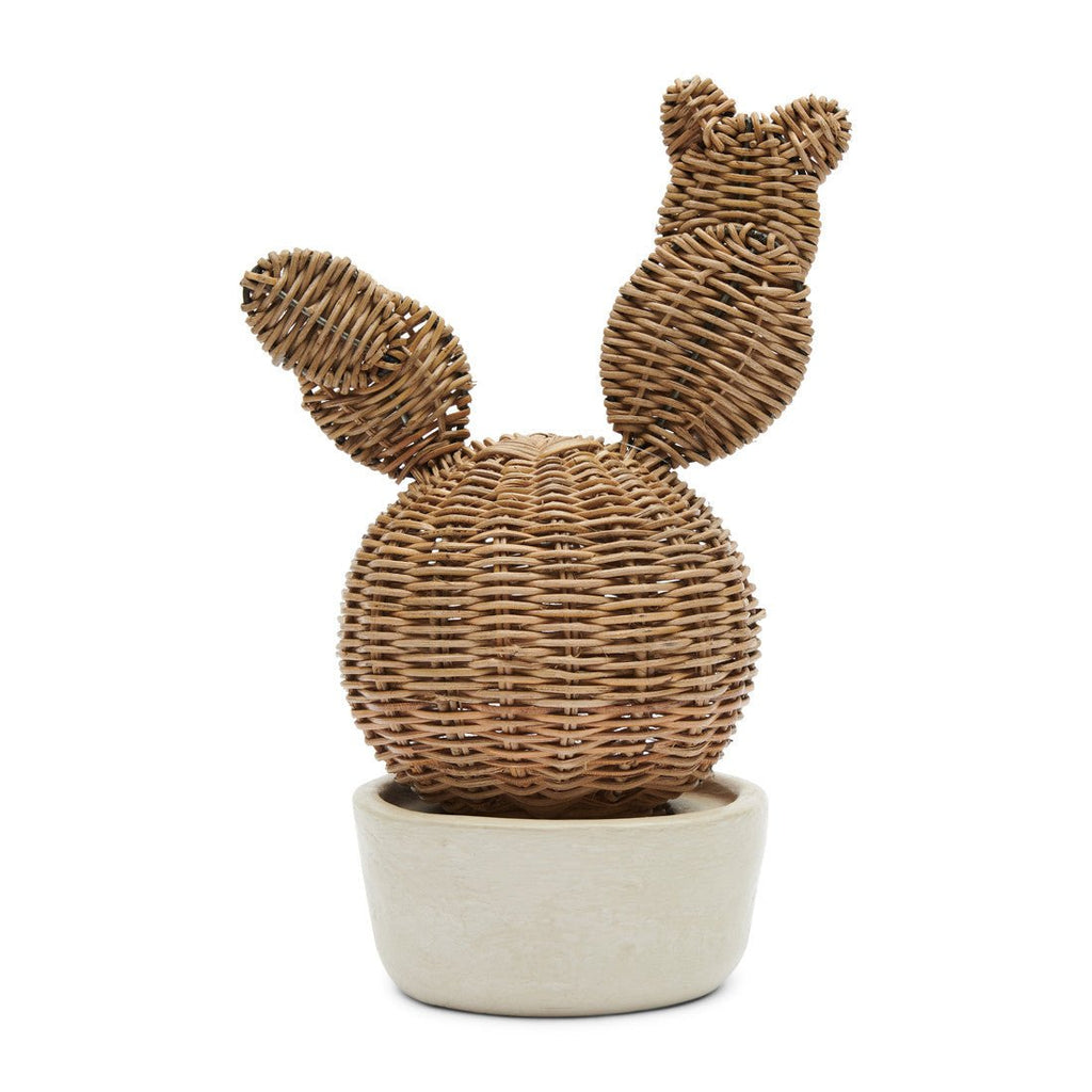 Rustic Rattan Prickly Pear Cactus - Rathwood Store