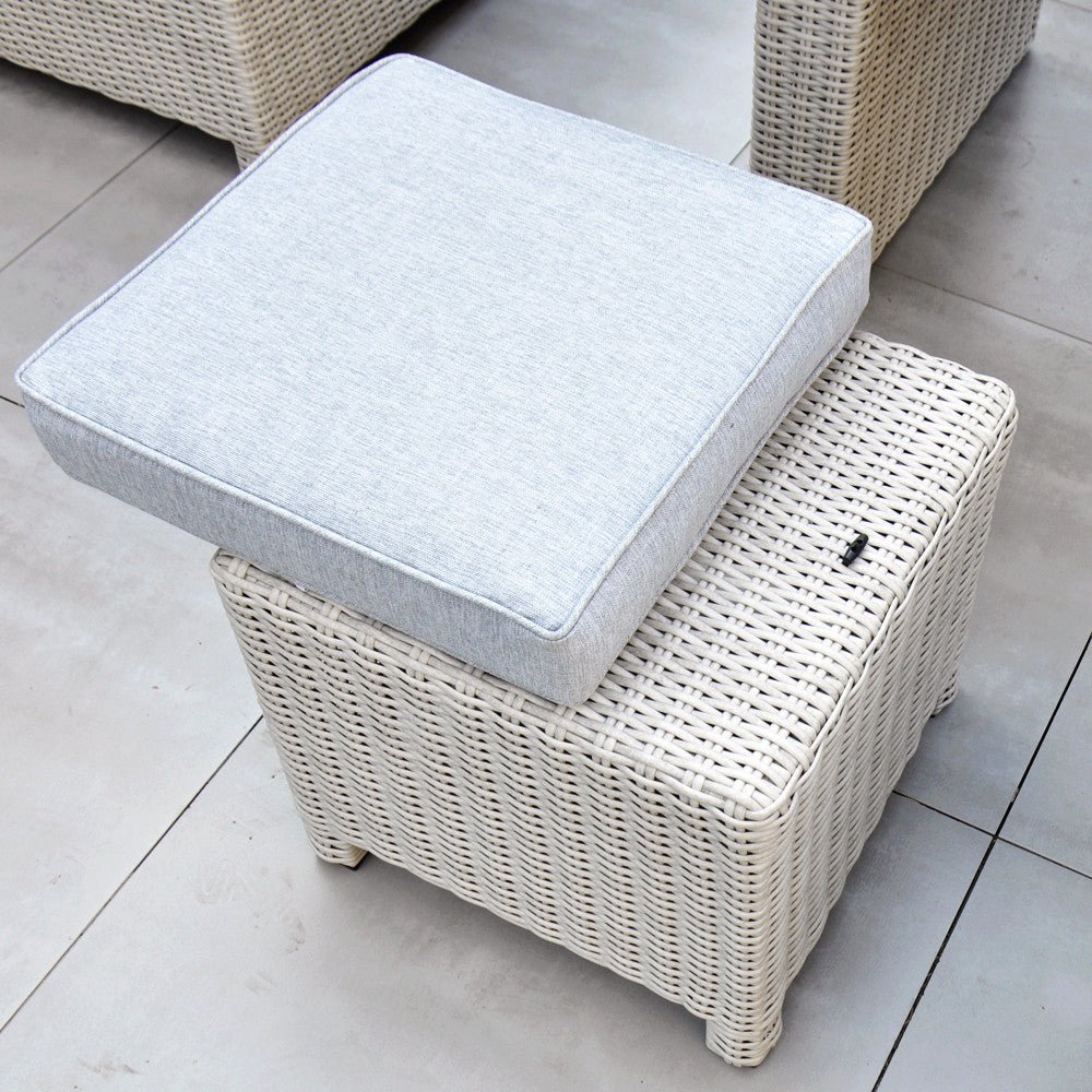 Sorrento - Corner Sofa Set with Table (White Washed) - Rathwood Store